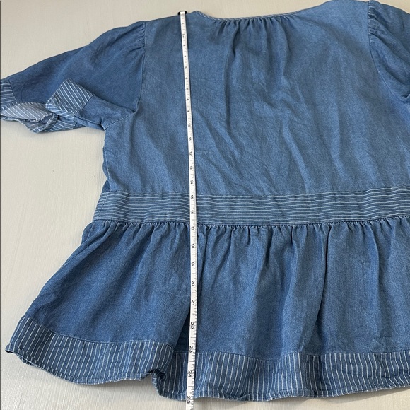 Kate Spade Indigo Railroad Top - Picture 8 of 10